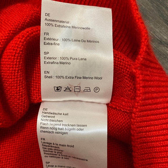 Perfect Moment Ski Sweater Red Size M - Picture 7 of 8
